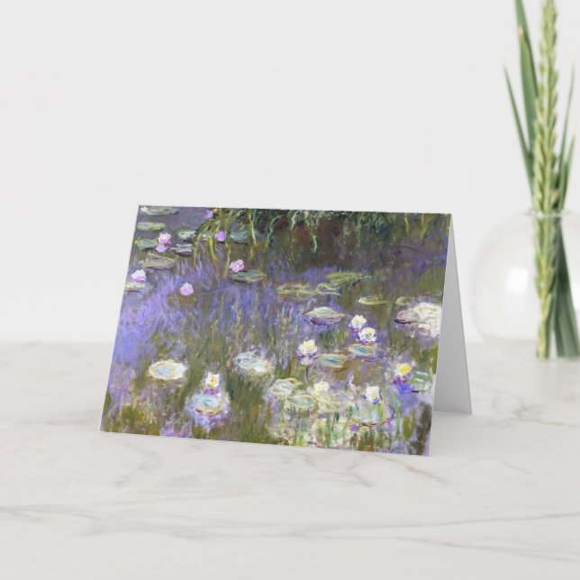 Cartão Monet Springtime Greeting Card (Frente)