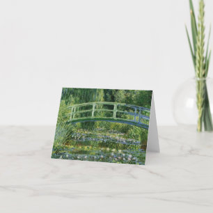 Cartão MONET Water Lily Pond 1897 Note Card