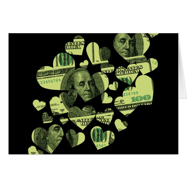 Cartão Money Hearts (Frente Horizontal)