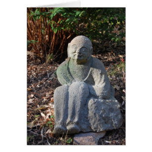 Cartão Monge pensativa