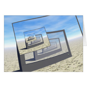 Cartão Monitores surreais Loop infinito