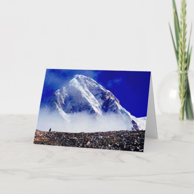 Cartão Monk and Pumori (Frente)