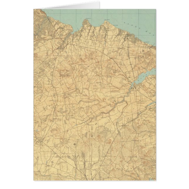 Cartão Monmouth Shore, Nova Jersey (Frente)