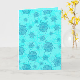Cartão Monocromático FTF 5x7 em Verde Teal