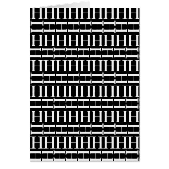 Cartão Monograma - Letra Inicial H (Frente)