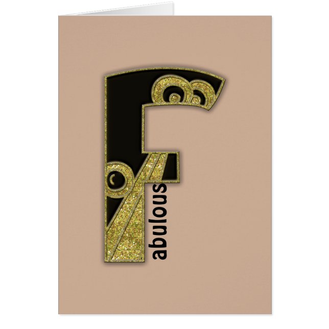 Cartão monograma retrorreflector - F (Frente)