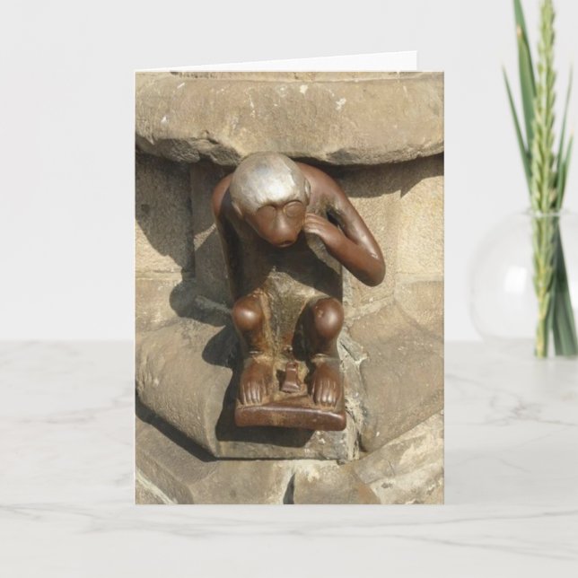 Cartão Mons Monkey Greeting Card (Frente)