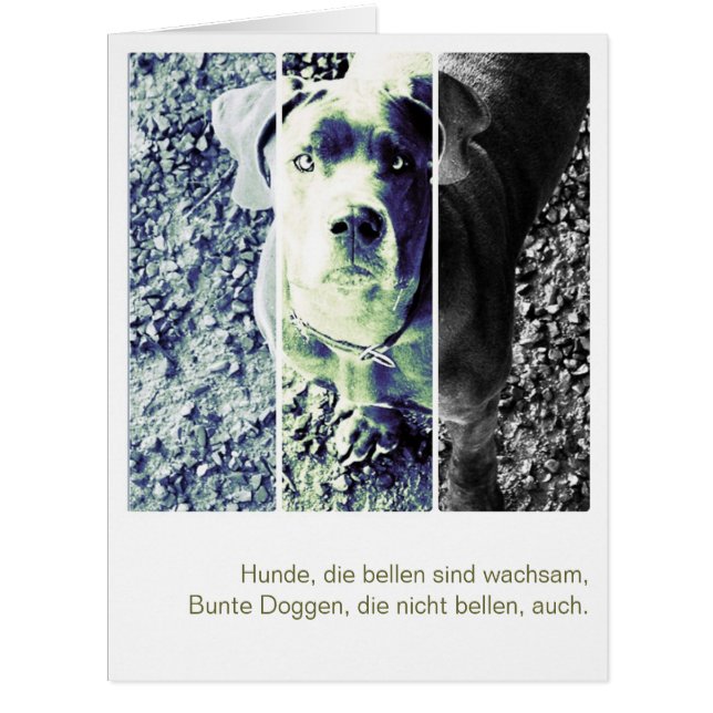 Cartão Monster Doggen Karte (Frente)