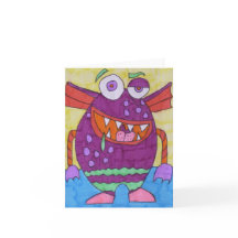 Monster Greeting Card