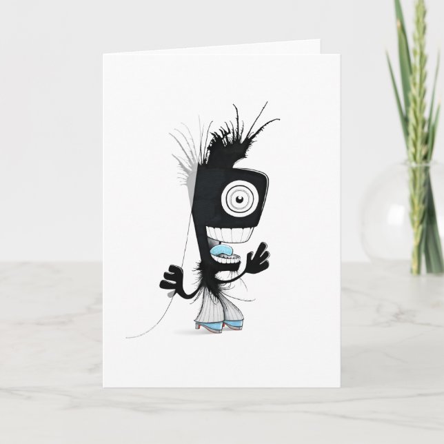 Cartão Monster Greeting Card (Frente)