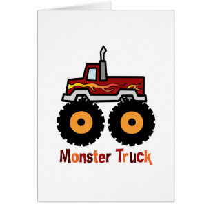 Cartão Monster truck