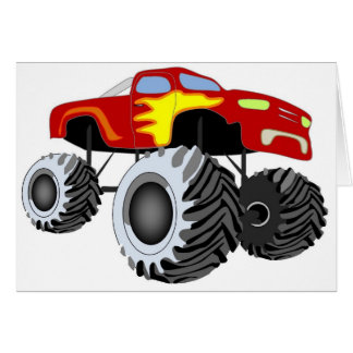 Cartão Monster truck