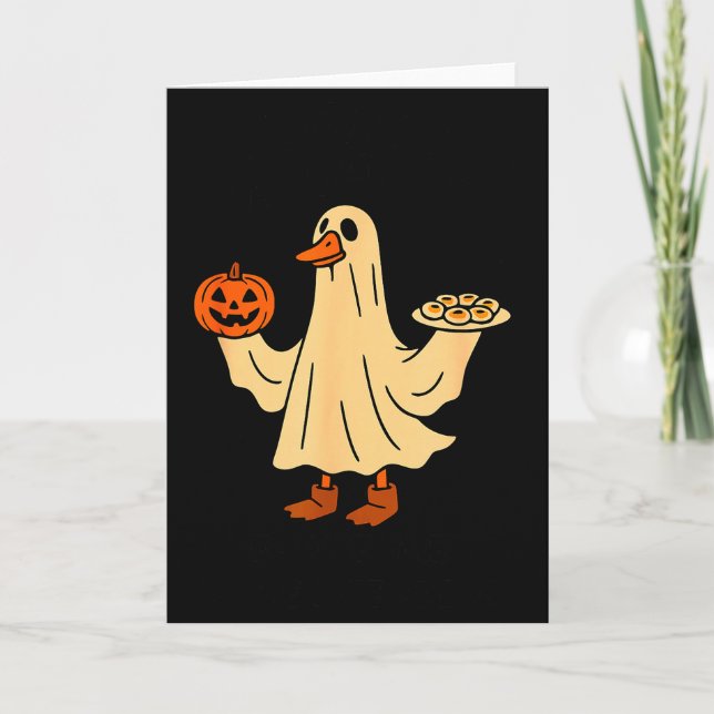 Cartão Monsters Don't Eat Ghost Because They Taste Like S (Frente)