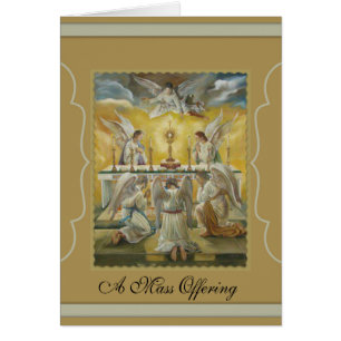 Cartão Monstrance do altar da adoração do Eucaristia dos