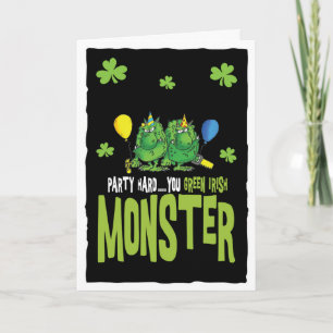 Cartão Monstro do Dia de São Patrício