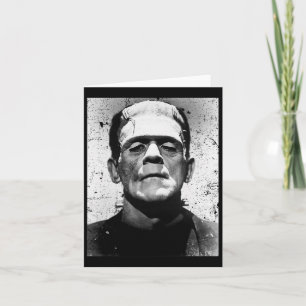 Cartão Monstro do Filme de Horror de Halloween 1