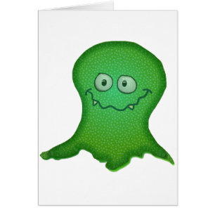 Cartão Monstro Verde