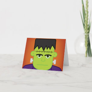 Cartão Monstro verde