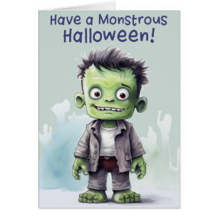 Cartão Monstrous Halloween