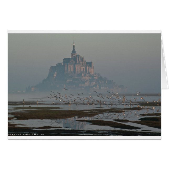 Cartão Mont Santo Michel (Frente Horizontal)