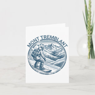 Cartão Mont Tremblant Canadá Snowboard Snowboard