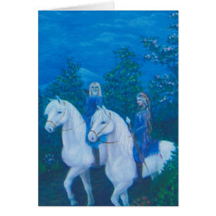 Cartão Montada durante todo as madeiras