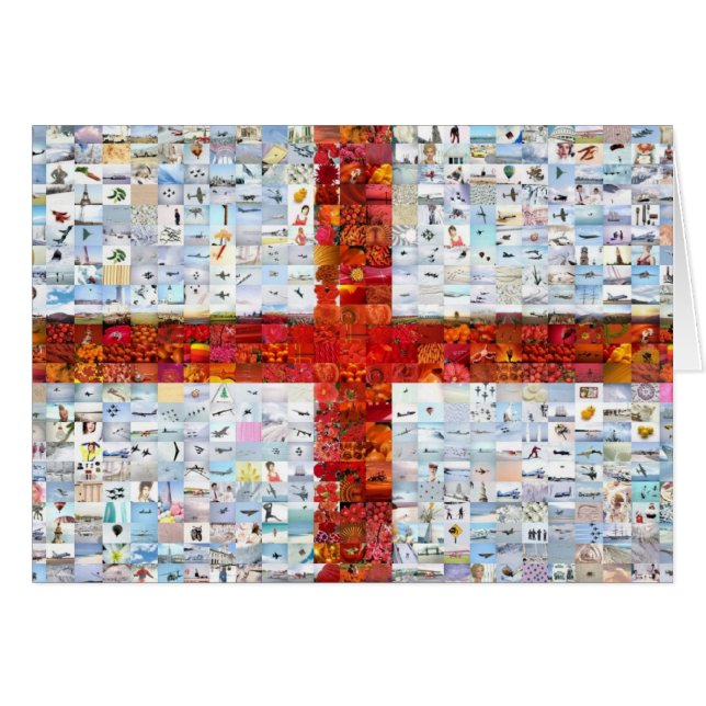 Cartão Montagem 600 de Inglaterra (Frente Horizontal)