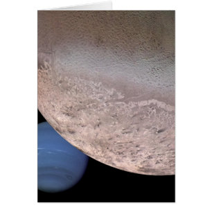 Cartão Montagem de Netuno e de Triton