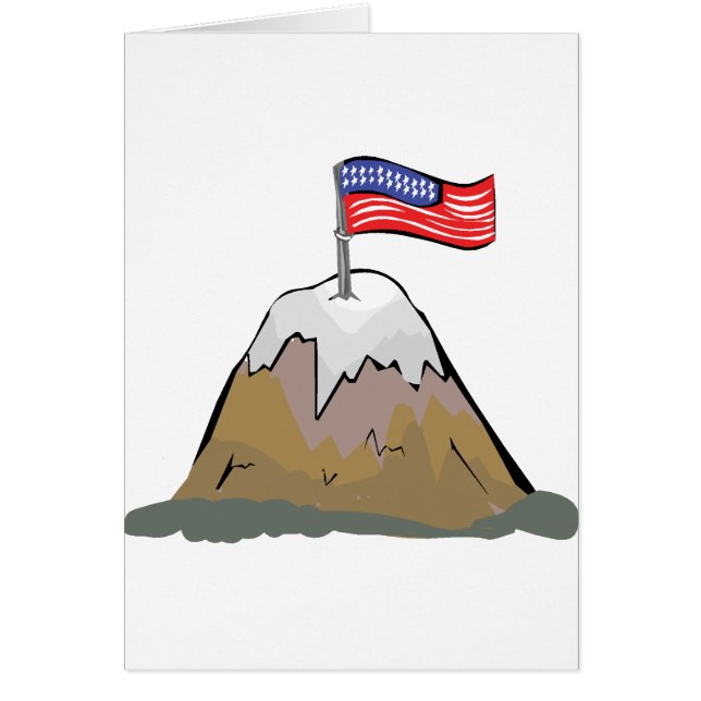 Cartão Montagem de Sinalizador dos EUA (Frente)