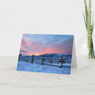 Cartão Montana Sunrise Notecard