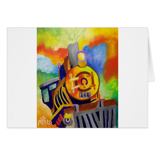 Cartão Montando esse trem por Piliero (Frente Horizontal)