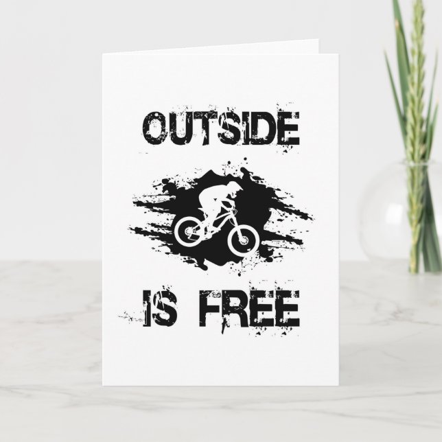 Cartão Montanha Bike MTB Bicicleta Bicicleta de bicicleta (Frente)