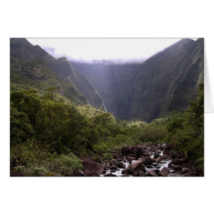 Cartão Montanha de Kauai