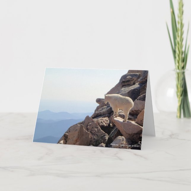 Cartão Montanha Rochosa Alta (Frente)