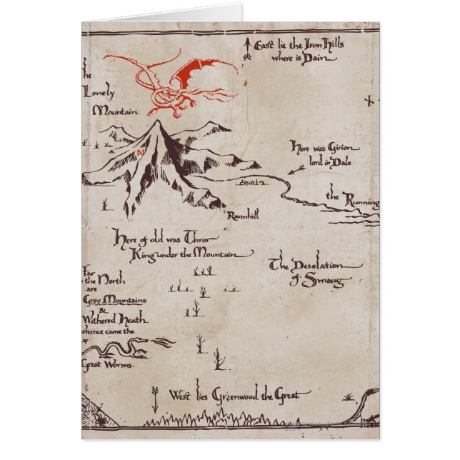 Cartão Montanha solitário (Frente)