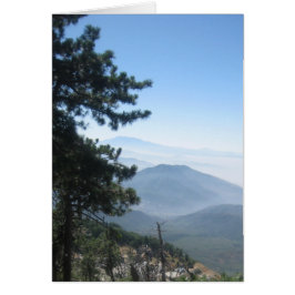 Cartão Montanha Vista
