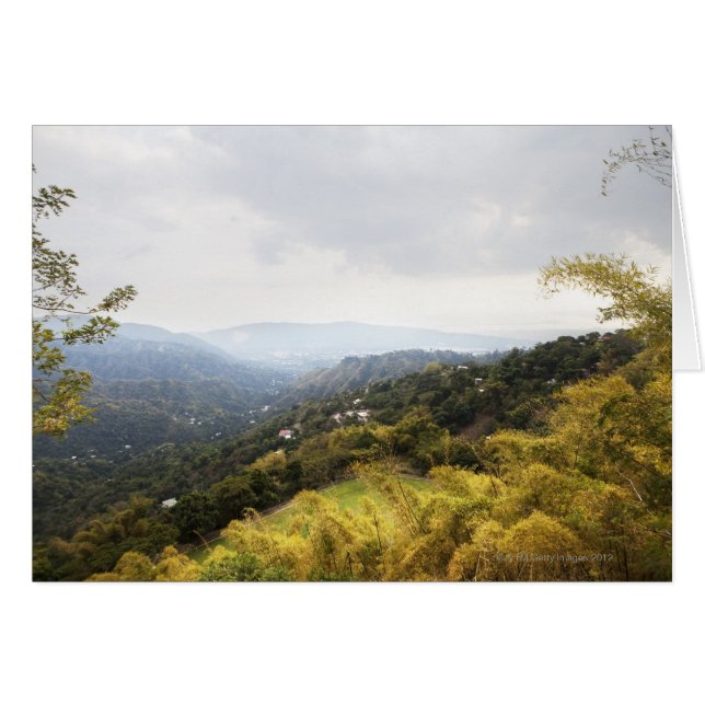 Cartão Montanhas Azuis sobre a aparência de Kingston (Frente Horizontal)