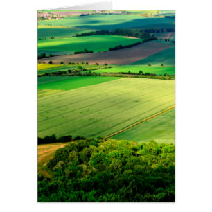 Cartão Montanhas centrais checas