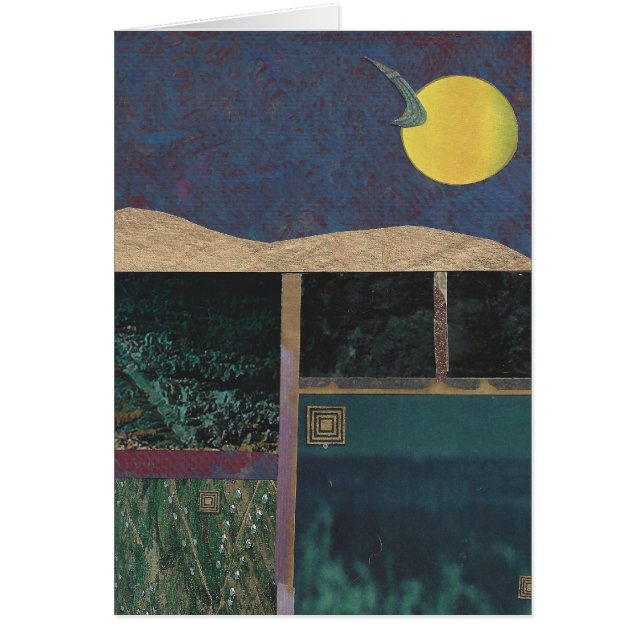 Cartão Montanhas da lua (Frente)