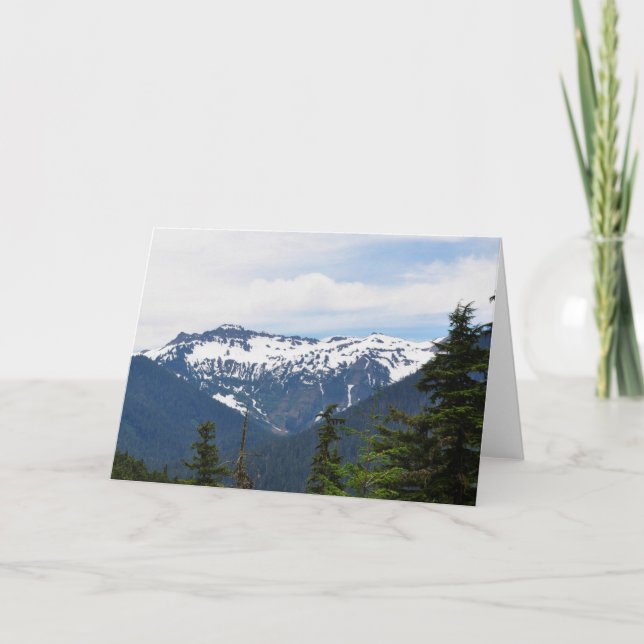 Cartão Montanhas de Goat Rock = Placa de Arte Framável (Frente)