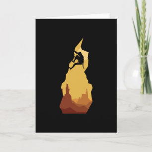 Cartão Montanhas do Clima Caminhando