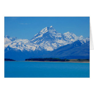 Cartão montanhas do nz