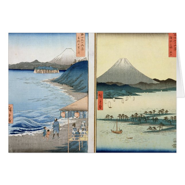 Cartão Montanhas e litoral (Frente Horizontal)