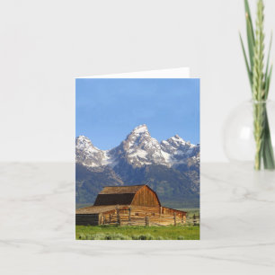 Cartão Montanhas Grand Teton