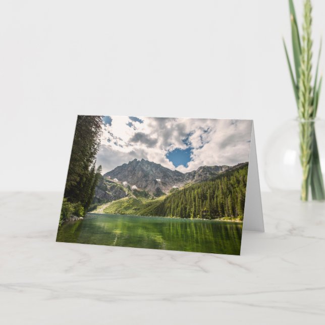 Cartão Montanhas | Montanhas do Gabinete, Montana (Frente)