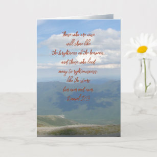 Cartão Montanhas Placa de Script de Apreciação do Pastor