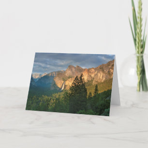 Cartão Montanhas rochosas   Yosemite, Califórnia