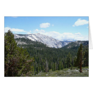 Cartão Montanhas Sierra Nevada II vistas de Yosemite
