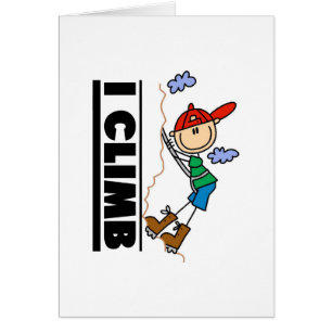 Cartão Montanhista que de montanha eu escalo