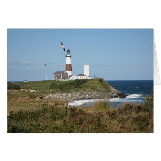 Cartão MontaUK Lighthouse Love (Frente Horizontal)